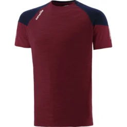 Men's Oslo T-Shirt Maroon / Marine / White