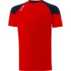 Men's Oslo T-Shirt Red / Marine / White
