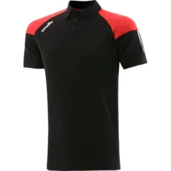 Kids' Oslo Polo Shirt Black / Red / White
