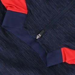 Women's Oslo Brushed Half Zip Top Marine / Red / White -Sportswear Shop oslo 184 2 gen merdwh adlt p4 1