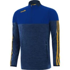 Men's Osprey Brushed Half Zip Top Royal / Marine / Amber