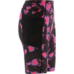 Women's Perrie Cycling Shorts Black Tie-Dye