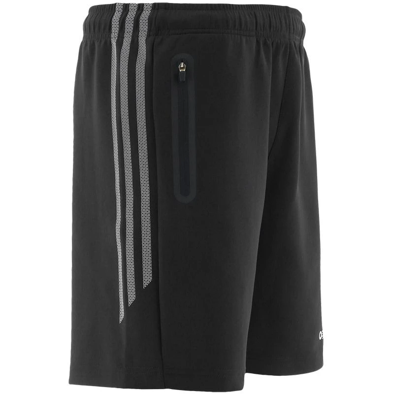 Men's Pioneer Hybrid Leisure Shorts Black / White 2 Men's Pioneer Hybrid Leisure Shorts Black / White - Image 2