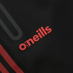 Kids' Pioneer 2 Stripe Hybrid Skinny Bottoms Black / Red -Sportswear Shop pioneer227 hybrid skinny pant blk red 3s 4 2