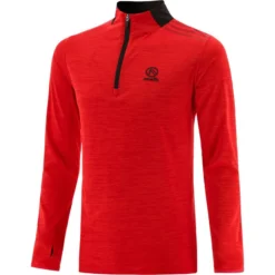 Men's Pluto Half Zip Midlayer Top Red / Black
