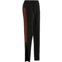 Kids' Pluto Brushed Skinny Tracksuit Bottoms Black / Red -Sportswear Shop plut 153 3 gen bkrdxx adlt p2 1