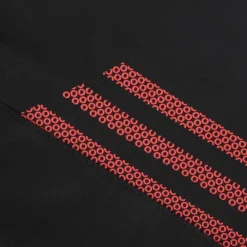 Men's Pluto Brushed Skinny Tracksuit Bottoms Black / Red -Sportswear Shop plut 153 3 gen bkrdxx adlt p5