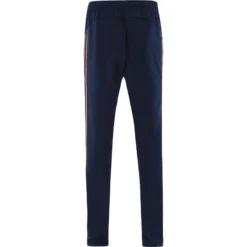 Kids' Pluto Brushed Skinny Tracksuit Bottoms Marine / Orange -Sportswear Shop plut 153 3 gen meorxx adlt p3