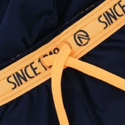 Kids' Pluto Brushed Skinny Tracksuit Bottoms Marine / Orange -Sportswear Shop plut 153 3 gen meorxx adlt p6