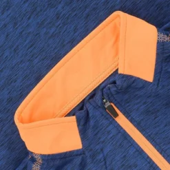 Men's Pluto Brushed Half Zip Marine / Orange -Sportswear Shop plut 184 2 gen meorxx adlt p4 3