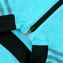 Kids' Pluto Brushed Half Zip Top Blue / Dark Grey -Sportswear Shop plut 184 3 gen bedgxx wmns p4 3