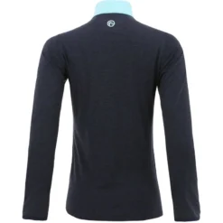 Women's Pluto Brushed Half Zip Top Marine / Green -Sportswear Shop plut 184 3 gen megnxx wmns p2 4