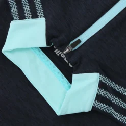 Women's Pluto Brushed Half Zip Top Marine / Green -Sportswear Shop plut 184 3 gen megnxx wmns p4 1 3