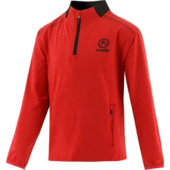 Kids' Pluto Brushed Half Zip Top Red / Black