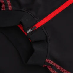 Men's Pluto Hybrid Half Zip Top Black / Red -Sportswear Shop plut 244 2 gen bkrd adlt p4 1