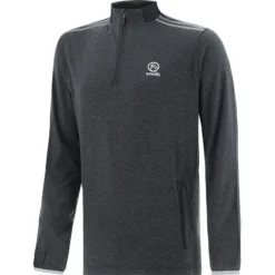 Kids' Pluto Brushed Half Zip Top Black / Silver