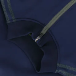 Kids' Pluto Hybrid Half Zip Top Marine / Green -Sportswear Shop pluto 244 hz hybrid top mar khaki 4 3