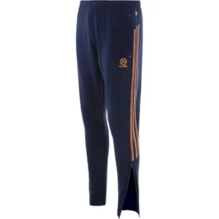 Kids' Pluto Hybrid Skinny Tracksuit Bottoms Marine / Orange