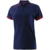 Women's Portugal Cotton Polo Shirt Marine / Red
