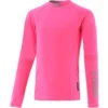 Kids' Pro Body III Poly Elastane Baselayer Top Pink / Silver