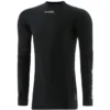 Men's Pro Body Base Layer Compression Long Sleeve Top Black / Silver