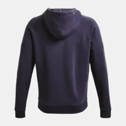 Under Armour Men's Rival Fleece Big Logo Hoodie Tempered Steel / Onyx White -Sportswear Shop ps1357093 558 hb