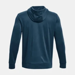 Under Armour Men's Fleece® Full-Zip Hoodie Petrol Blue / Pewter -Sportswear Shop ps1373357 437 hb