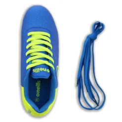Python Astro Turf Laced Football Boots Junior Royal / Flo Yellow -Sportswear Shop python artificial ground laced boots roy yell 3