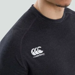 Canterbury Men's Seamless T-Shirt Blackend Marl -Sportswear Shop q a004790y62 e