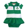 Lansdowne Ireland Baby Stripe Vest Dress Green / White