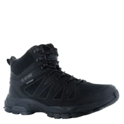 Hi-Tec Men's Raven Mid Waterproof Hiking Shoes Black / Charcoal
