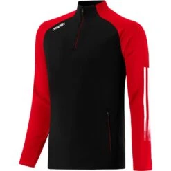 Men's Reno Squad Half Zip Top Black / Red / White