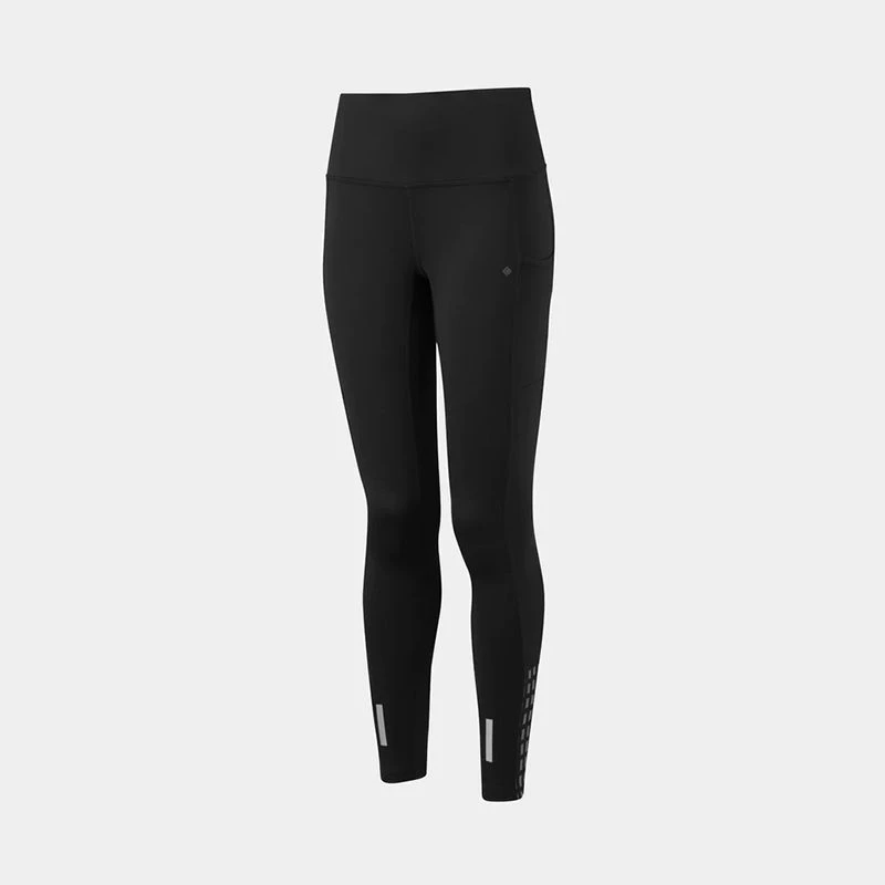 Ronhill Women's Tech Afterhours Tight Black / Reflect 2 Ronhill Women's Tech Afterhours Tight Black / Reflect - Image 2
