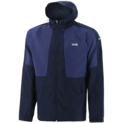 Men's Rio Hooded Rain Jacket Marine / Royal -Sportswear Shop rio 133 hooded woven fz jkt mar mar roy 1