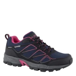 Hi-Tec Women's Ripper Low Waterproof Hiking Shoes Navy / Black / Magenta -Sportswear Shop ripper low wp womens navy black magenta cat o010056 031