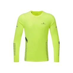 Ronhill Men's Tech Afterhours Long Sleeve T-Shirt Fluo Yellow / Reflect