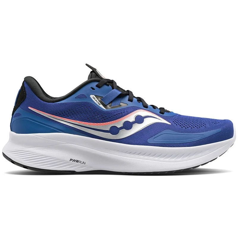 Saucony Men's Guide 15 Running Shoes Sapphire / Black 2 Saucony Men's Guide 15 Running Shoes Sapphire / Black - Image 2