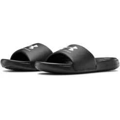 Under Armour Women's Ansa Fixed Slides Black -Sportswear Shop s7.3023772 004 pair
