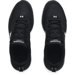 Under Armour Men's Charged Assert 9 Running Shoes Black / White -Sportswear Shop s7.3024590 001 toe