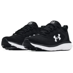 Under Armour Assert 9 Youth Running Shoes Black / White -Sportswear Shop s7.3024633 001 pair