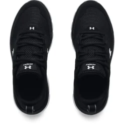 Under Armour Assert 9 Youth Running Shoes Black / White -Sportswear Shop s7.3024633 001 toe
