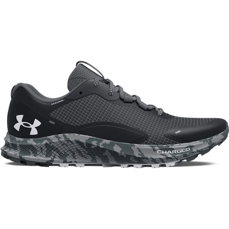 Under Armour Men's Charged Bandit Trail 2 Running Shoes Black / Pitch Gray / White 1 Under Armour Men's Charged Bandit Trail 2 Running Shoes Black / Pitch Gray / White