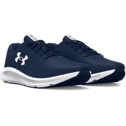 Under Armour Men's Charged Pursuit 3 Running Shoes Academy / White -Sportswear Shop s7.3024878 401 pair