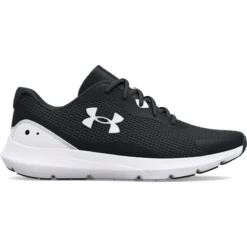 Under Armour Men's Surge 3 Running Shoes Black / White