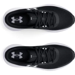 Under Armour Women's Surge 3 Running Shoes Black / White -Sportswear Shop s7.3024894 001 toe