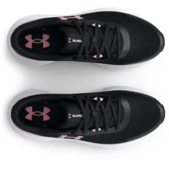 Under Armour Women's Surge 3 Running Shoes Black / Prime Pink -Sportswear Shop s7.3024894 007 toe
