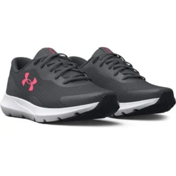 Under Armour Women's Surge 3 Running Shoes Pitch Grey / White / Cerise -Sportswear Shop s7.3024894 103 pair
