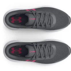 Under Armour Women's Surge 3 Running Shoes Pitch Grey / White / Cerise -Sportswear Shop s7.3024894 103 toe
