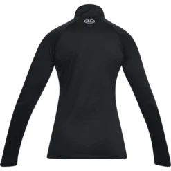 Under Armour Women's UA Tech™ Half Zip Top Black / Black / Metallic Silver -Sportswear Shop s7.ps1320126 001 hb 1