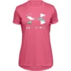 Under Armour Kids' Tech Big Logo T-Shirt Pink Lemonade / White